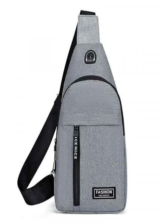 Menrexa Picnic Crossbody Bag - Lightweight Adjustable Travel Sling Bag for Men & Women, Water-Resistant Multi-Pocket Casual Shoulder Bag with Headphone Port, Anti-Theft Outdoor Organizer - Image 1
